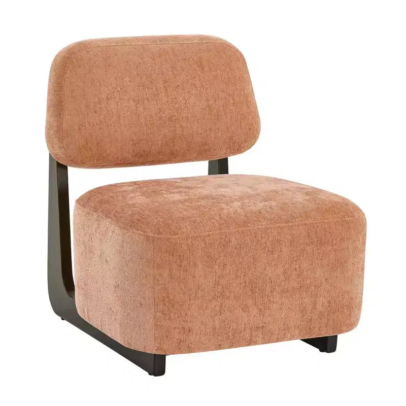 Roundhill Furniture Solara Modern Accent Chair with Solid Wood Frame