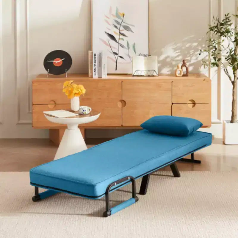 Convertible Chair Bed Sleeper for Adults, 5 in 1 Folding Chair Bed with 5-Position Adjustable Backrest & Pillow