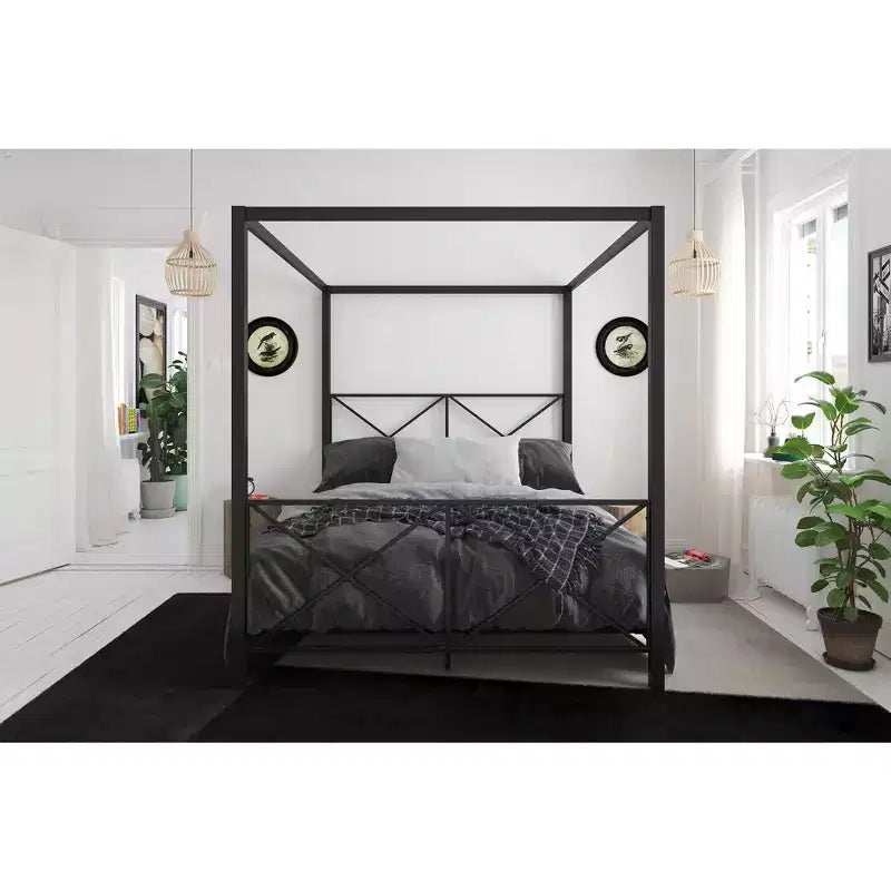DHP Rosedale Metal Canopy Bed