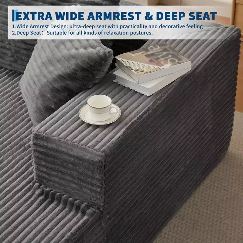 106 Cloud L-Shaped Sofa, Right-Facing Chaise, Ultra Soft